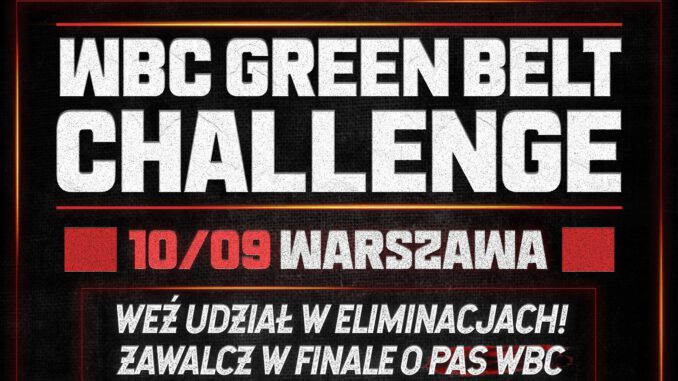 WBC Green Belt Challenge