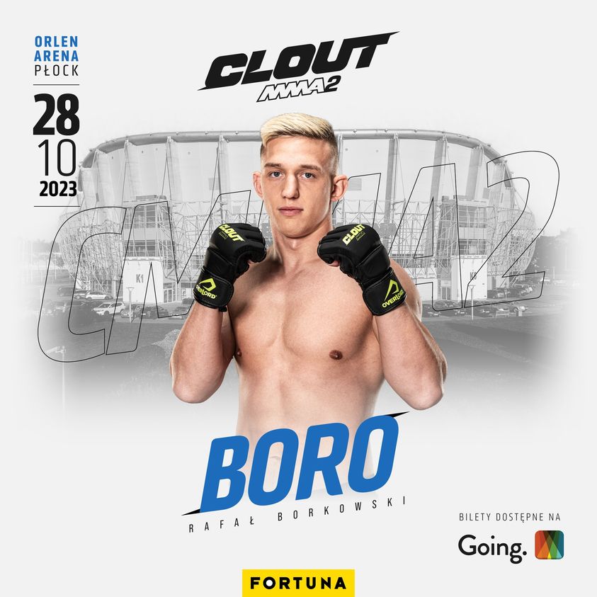 Rafał BORO Borkowski na Clout MMA 2