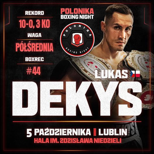 Lukas Dekys na Polonika Boxing Night / WBC Green Belt Challenge