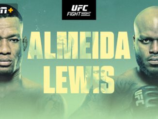 UFC Fight Night " Almeida vs Lewis