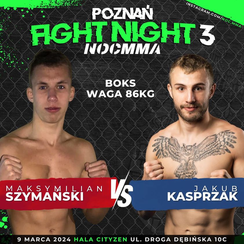 Poznań Fight NIght 3 - Karta walk