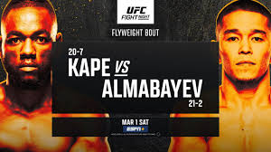 Kape vs Almabayev
