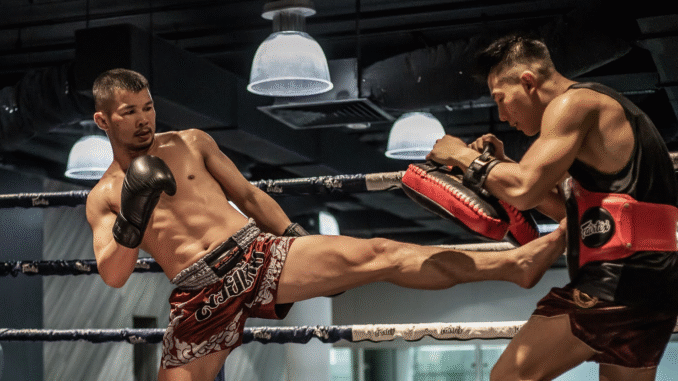 Muay Thai-Push kick