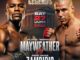 Floyd Mayweather vs Mike Zambidis — grafika promocyjna gali Battle of the Legends w Atenach